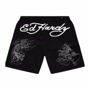 Bermuda Preta "Dragon" Ed Hardy x Matuê