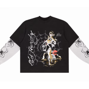 Camiseta Manga Longa Masculino "Tarantula" Ed Hardy x Matuê
