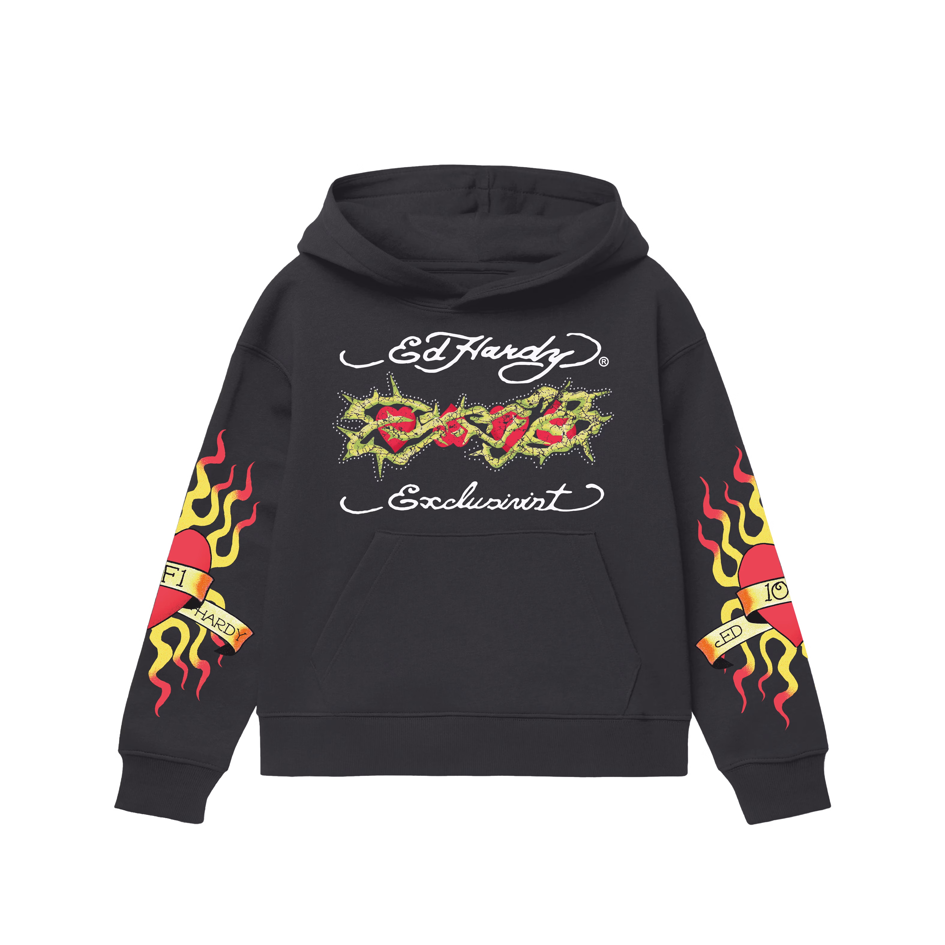 1of1 Ed Hardy "Protected Hearts" Hoodie